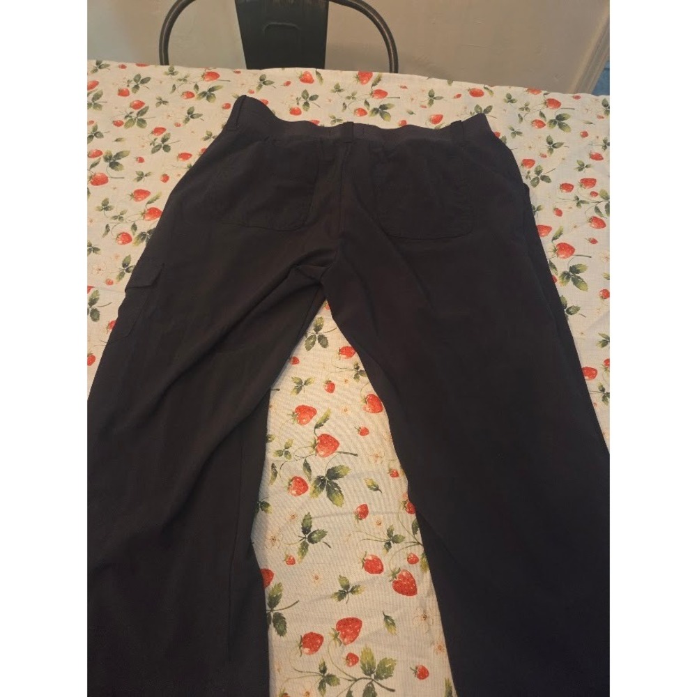 Lot of 3 Riders by Lee Women Capri Cargo Pants Size 14M Black Purple Stretch - Picture 11 of 11